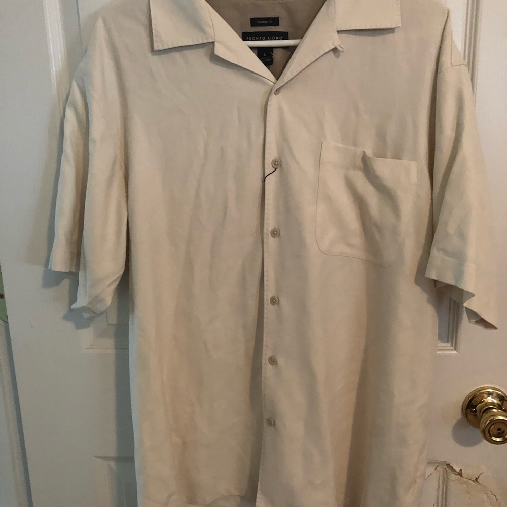 Pronto Uomo men’s Camp collar shirt. $50 each